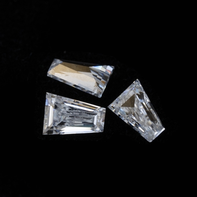 Moissanite δαχτυλίδι solitaire Wholesale Mossanite Gem Κοκκώδης μπαγκέτα κόψιμο Charles VVS Loose Moissanite Διαμαντένιο πετράδι