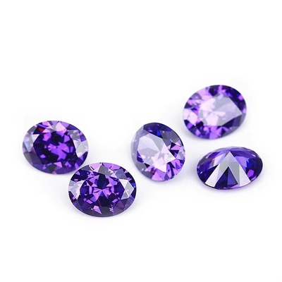 σκουλαρίκια moissanite πετράδια ροζ Peridot Garnet Κίτρινο cz πέτρες Οβάλ σχήμα 12x10mm συνθετικό κυβικό ζιρκόνια για δαχτυλίδι