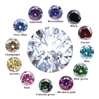 DEF Χρώμα Moissanite VVS Pass Διαμαντένιο Δοκιμαστή Χαλαρές οβάλ πέτρες Moissanite