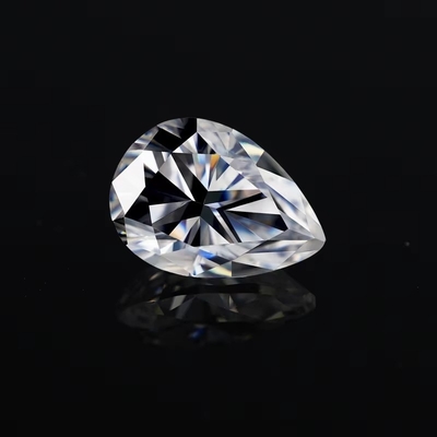 Ειδικό σχήμα Moissanite Λευκό VVS1 Στρογγυλό Αμετάβλητο Moissanite πέτρα