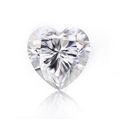 Χονδρικό Moissanite Κοσμήματα Διαμάντι 1ct Σχήμα Καρδιάς Για Δαχτυλίδια Ακουστικά