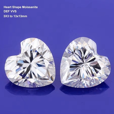 Χονδρικό Moissanite Κοσμήματα Διαμάντι 1ct Σχήμα Καρδιάς Για Δαχτυλίδια Ακουστικά