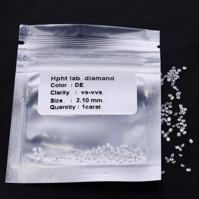 Πριγκίπισσα Κόψιμο 1.4*1.4-4*4mm Μελί HPHT DEF VS Square Εργαστήριο Δημιουργήθηκαν Διαμάντια Moissanite