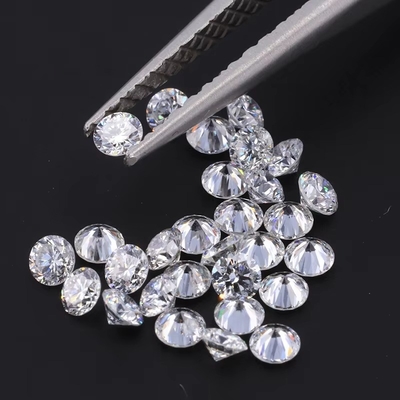 0.8-3.3mm Στρογγυλό Brilliant Cut Man Made Diamond Moissanite DEF VVS VS Εργαστήριο Μεγάλωσαν Διαμάντι