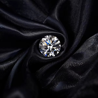 5mm-20mm VVS1 Λευκό στρογγυλό κόψιμο χαλαρό Moissanite πέτρα θερμική επεξεργασία για κουδούνια Stud