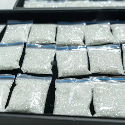 Μικρό μέγεθος Στρογγυλό Μελί Μοϊσανίτη 1.0 CT ανά πακέτο με οπτικά εφέ χρώματος