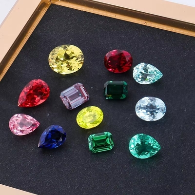 Οβάλ Brilliant Cut 6*8mm Πιστοποιημένο Εργαστήριο Μεγάλωσε Χαλαρό Χρώμα Moissanite Για Γυναίκες Κοσμήματα
