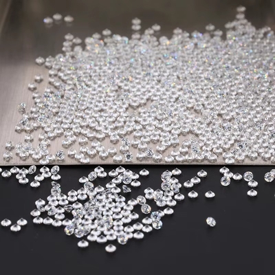 1000pcs/pack 5A Melee White CZ Stone Loose Cubic Zirconia για γυναικεία κοσμήματα Moissanite