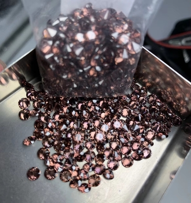 0.8mm 2mm 2.8mm Πράσινο Ροζ Μπλε Χρώμα Moissanite βαθμός 3A 5A Μικρό μέγεθος CZ Κουβικό Ζιρκόνια
