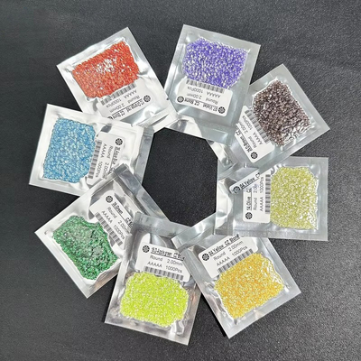 Οβάλ δαχτυλίδια αρραβώνων Moissanite Ζιρκόνια Χαλαρά πολύτιμα χρώματα Στρογγυλό Συνθετικό κυβικό Ζιρκόνια