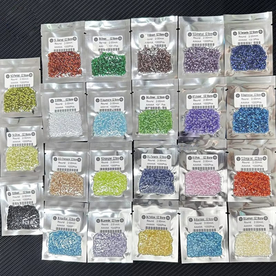 Οβάλ δαχτυλίδια αρραβώνων Moissanite Ζιρκόνια Χαλαρά πολύτιμα χρώματα Στρογγυλό Συνθετικό κυβικό Ζιρκόνια