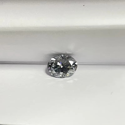 Χονδρικό 0.5ct 1ct 2ct Γκρίζο Μωσσινάτο διαμάντι Αργοσίδηρο Γκρίζο Χρώμα Οβάλ Αργοσίδηρο Κόψιμο Ελεύθερα φυσικά δαχτυλίδια γάμου μοϊσάνιτη