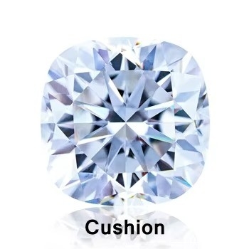 Ακουστικά Moissanite Diamond Heart Princess Asscher Γύρω μαξιλάρι Brilliant Cut Charles VVS Χαλαρό πετράδι