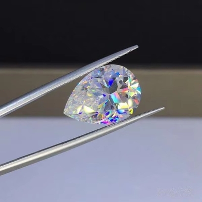 αχλάδι σε σχήμα αχλαδιού Moissanite δαχτυλίδι Custom GRA VVS Mossanite Clarity Loose Moissanite Διαμάντια Moissanite πετράδια