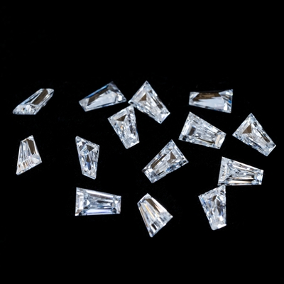 Moissanite δαχτυλίδι solitaire Wholesale Mossanite Gem Κοκκώδης μπαγκέτα κόψιμο Charles VVS Loose Moissanite Διαμαντένιο πετράδι