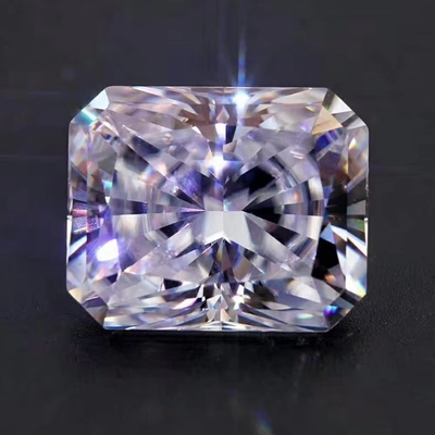 Ζεστό κίτρινο Moissanite Gem Radiant Cut GRA VVS Χαλαρό Mosanite Διαμάντι Για Χρυσό Δαχτυλίδι