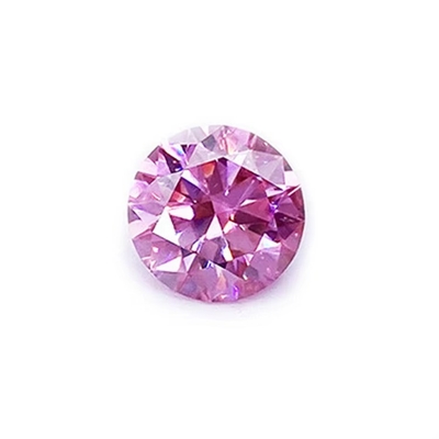 Πιστοποιητικό GRA Ροζ χρώμα 3 mm έως 12 mm Moissanite Διαμάντι VVS1 Στρογγυλό Brilliant Cut Loose Moissanite πέτρες