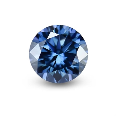 Χονδρικό GRA Moissanite Gray Pink Yellow Champagne Blue Green Round cut loose moissanite διαμάντι για κατασκευή κοσμημάτων