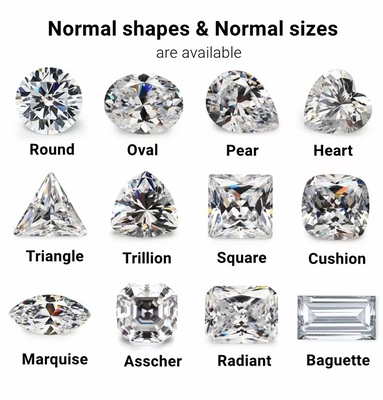 Πριγκίπισσα Cut Loose GRA Moissanite Διαμάντι D VVS1 τετραγωνικό σχήμα Moissanite