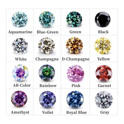 Πριγκίπισσα Cut Loose GRA Moissanite Διαμάντι D VVS1 τετραγωνικό σχήμα Moissanite