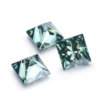 Πριγκίπισσα Κούτ 5.5x5.5mm 1καρατί Μοϊσανίτη VVS Χρώματα τετράγωνο Λεπτό Διαμάντι