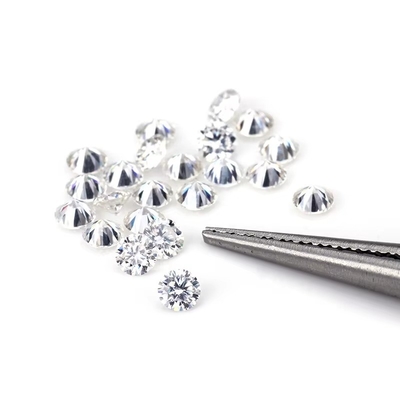 χονδρικό χαλαρό μικρό Moissanite Στρογγυλό κοπή 0,8mm- 3mm Λευκό D moissanite διαμάντι VVS1 ανά καράτι για κοσμήματα Hip Hop