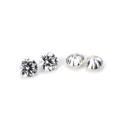 χονδρικό χαλαρό μικρό Moissanite Στρογγυλό κοπή 0,8mm- 3mm Λευκό D moissanite διαμάντι VVS1 ανά καράτι για κοσμήματα Hip Hop