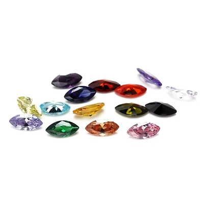 8x4mm Marquise σχήμα CZ πέτρες ιδανικές για την κατασκευή κοσμημάτων και ανδρικών βέρα γάμου
