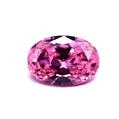 σκουλαρίκια moissanite πετράδια ροζ Peridot Garnet Κίτρινο cz πέτρες Οβάλ σχήμα 12x10mm συνθετικό κυβικό ζιρκόνια για δαχτυλίδι