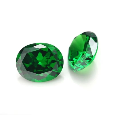 σκουλαρίκια moissanite πετράδια ροζ Peridot Garnet Κίτρινο cz πέτρες Οβάλ σχήμα 12x10mm συνθετικό κυβικό ζιρκόνια για δαχτυλίδι