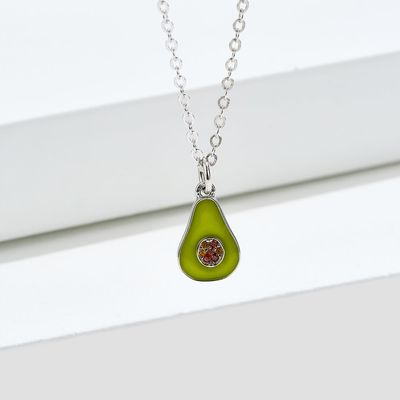 1.1x0.8cm 5A 17,7» διαμορφωμένα αχλάδι περιδέραια 2.9g κοσμήματος κρεμαστών κοσμημάτων εξαιρετικά ασημένια