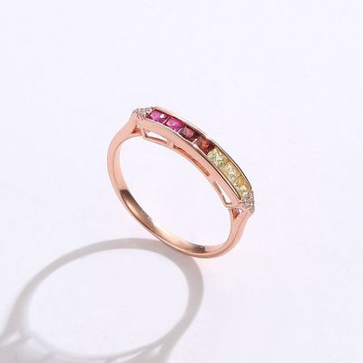 hypoallergenic 0.14cm δαχτυλίδι κρυστάλλου 2 εξαιρετικό ασημένιο δαχτυλιδιών κοσμήματος γραμμαρίου