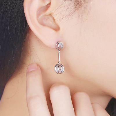 0.12oz 2.8X0.8cm πέτρινα σκουλαρίκια Zircon κραμάτων σκουλαρικιών στηριγμάτων σαπφείρου