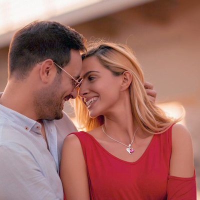 καρδιά του U Babe αγάπης περιδεραίων κρεμαστών κοσμημάτων καρδιών 0.79x0.98in αισθητική εξαιρετική ασημένια